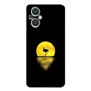 Летний Чехол на Oppo Reno7 Lite (5G) (Желтый Закат)