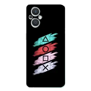 Чехол с рисунком «Значки Sony» для OPPO Reno7 Lite (5G)
