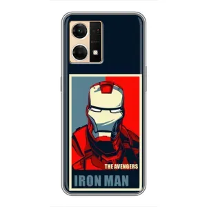 Чехол Супергерой Железный человек на Oppo Reno7 Pro 5G (Art Iron man)