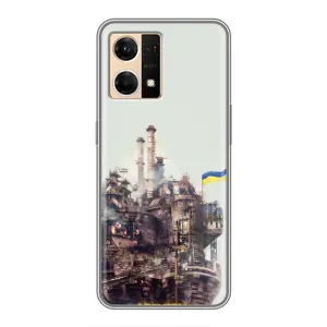 Чехлы на военную тематику для Oppo Reno7 Pro 5G (Азовсталь)
