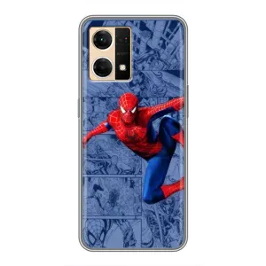 Силиконовый Чехол для Oppo Reno7 Pro 5G (Человек Паук)