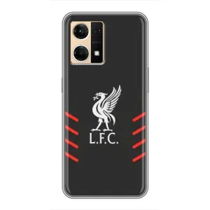 Силиконовые Чехлы принт Футбол на Oppo Reno7 Pro 5G (Эмблема Liverpool)