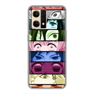 Силіконові чохлі з очіма Anime для Оппо Рено 7 Про (5G) (Очі Хашира)