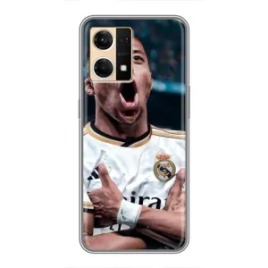 Чехол (TPU) с Футболистом на Oppo Reno7 Pro 5G (Гол Мбаппе)