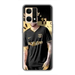 Силиконовый Чехол Oppo Reno7 Pro 5G (Gold Neymar)