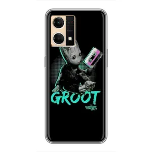 Чехол Супергерои Марвел на Оппо Рено 7 Про (5G) (Groot)
