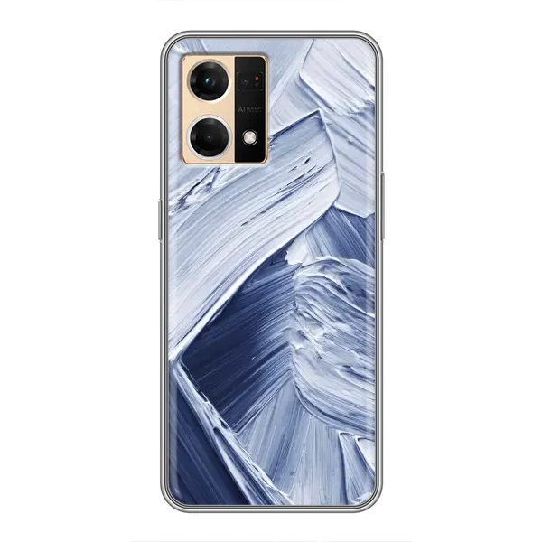 Чехол с рисунком «Краски мазки» для OPPO Reno7 Pro 5G