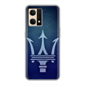 Чехлы с тематикой "Крутые машины" на Oppo Reno7 Pro 5G (Лого Maserati)