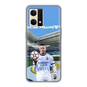 Чехол (TPU) с Футболистом на Oppo Reno7 Pro 5G (Mbappe Real)
