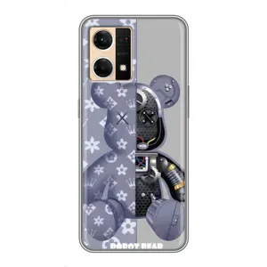 Силіконовий чохол для Oppo Reno7 Pro 5G (Ведмідь Louis Vuitton)