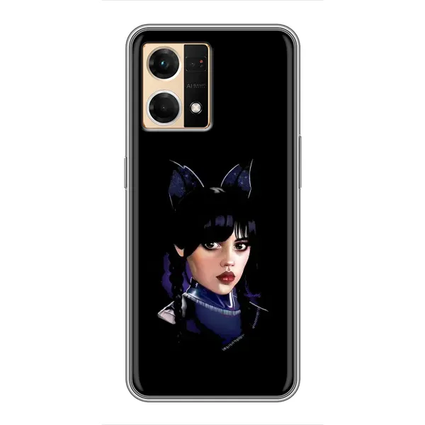 Чехол с рисунком «Милая Уэнсдей» для OPPO Reno7 Pro 5G Чехол с рисунком «Милая Уэнсдей» для OPPO Reno7 Pro 5G