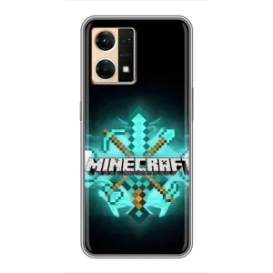 Чехол майнкрафт для Oppo Reno7 Pro 5G (MineCraft 2)
