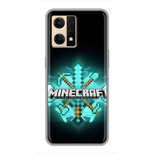 Чехол с рисунком «MineCraft 2» для OPPO Reno7 Pro 5G