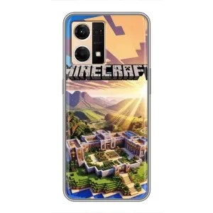 Чехол майнкрафт для Oppo Reno7 Pro 5G (MINECRAFT)