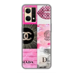 Чохол (Dior, Prada, YSL, Chanel) для Oppo Reno7 Pro 5G (Модніца)