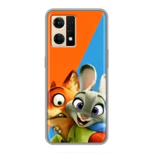 Чохли ЗООТРОПОЛІС для Oppo Reno7 Pro 5G (Нік і Хопс)