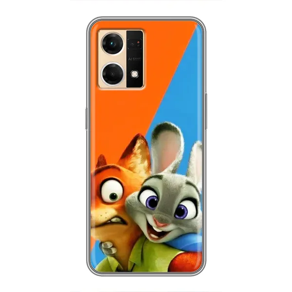 Чехол с рисунком «Ник и Хопс» для OPPO Reno7 Pro 5G