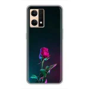 Чохли з принтом Троянд для Oppo Reno7 Pro 5G (Нічна троянда)