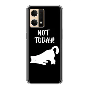 Бампер з зображенням Котиків для Оппо Рено 7 Про (5G) (Not Today)