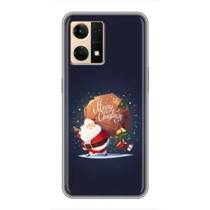 Чехол Санта Клаус для Oppo Reno7 Pro 5G (Подарки от Санты)