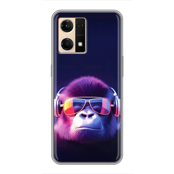 Чехол с рисунком «Стильная обезьяна» для OPPO Reno7 Pro 5G Чехол с рисунком «Стильная обезьяна» для OPPO Reno7 Pro 5G