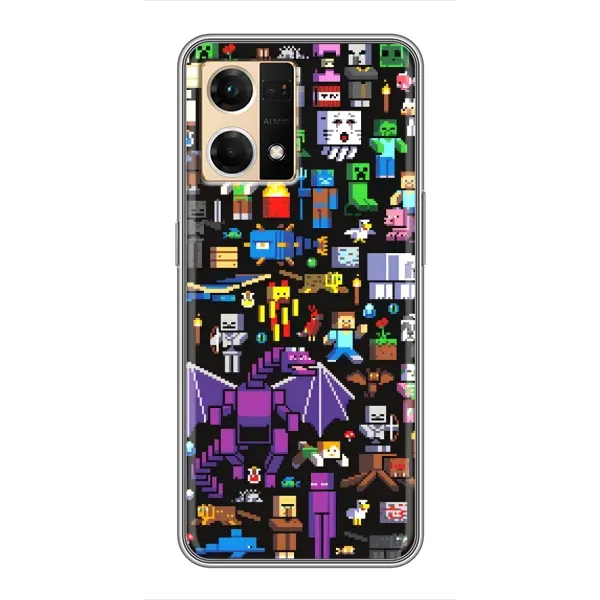 Чехол с рисунком «Все персонажи» для OPPO Reno7 Pro 5G