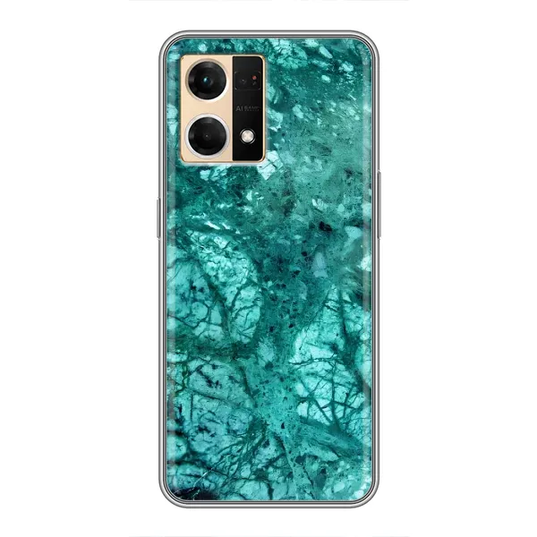 Чехол с рисунком «Зеленый мрамор» для OPPO Reno7 Pro 5G Чехол с рисунком «Зеленый мрамор» для OPPO Reno7 Pro 5G