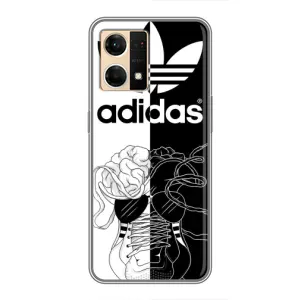 Чохол с стилі "Адідас" для Оппо Рено 7 (4G) (Adidas шнурки)