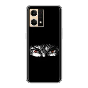 Силіконові чохлі з очіма Anime для Оппо Рено 7 (4G) (Аніме очі)