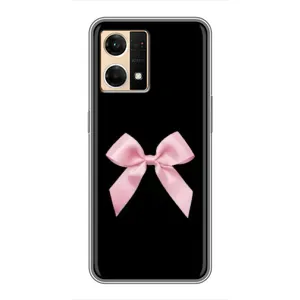 Чохол банти для Oppo Reno7 4G (Бант на чорному)