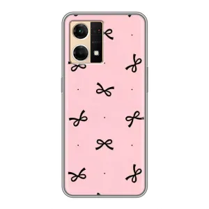 Чохол банти для Oppo Reno7 4G (Чорні бантики)