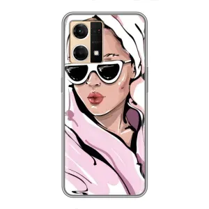 Чохол з картинкою Модні Дівчата Oppo Reno7 4G (Дівчина в халаті)