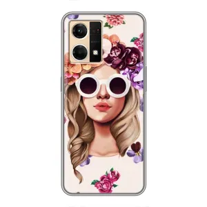 Чохол з картинкою Модні Дівчата Oppo Reno7 4G (Дівчина в окулярах)
