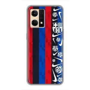 Чехол для Oppo Reno7 4G (Барселона) (Фанат Барсы)