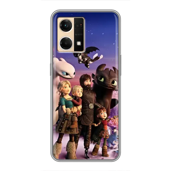 Чехол с рисунком «Герои дракона» для OPPO Reno7 4G Чехол с рисунком «Герои дракона» для OPPO Reno7 4G