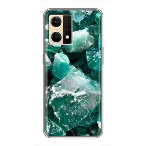Чохол (Дорого-богато) на Oppo Reno7 4G (Смарагд)