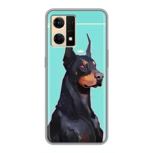 Чехол ДОБЕРМАН для Oppo Reno7 4G (Король доберман)