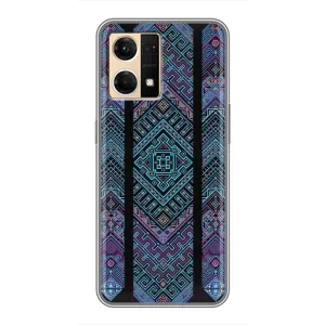 Силиконовый Чехол на Oppo Reno7 4G (Крутой орнамент)