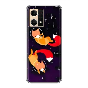Чехол с Лисичкой для Oppo Reno7 4G (Лисы)
