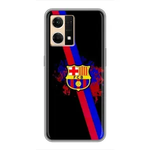 Чехол для Oppo Reno7 4G (Барселона) (Лого Барсы)