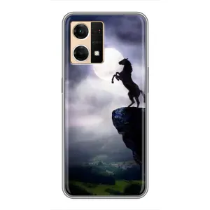 Чехлы с изображением разных животных для Oppo Reno7 4G (Лошадь)