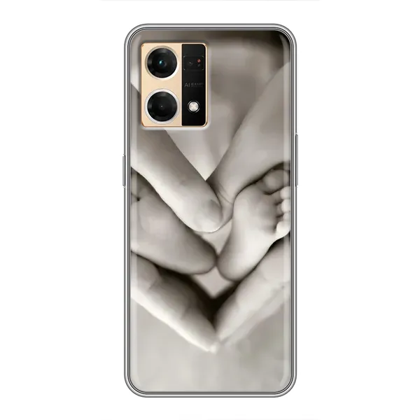 Чехол с рисунком «Любящие руки» для OPPO Reno7 4G Чехол с рисунком «Любящие руки» для OPPO Reno7 4G