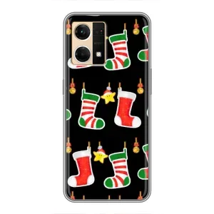 Силіконовий бампер на різдво для Oppo Reno7 4G (Різдвяні подарунки)