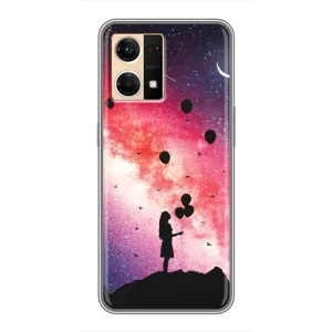 Силіконові Чохли Коханій людині для Oppo Reno7 4G (Кулі в небі)