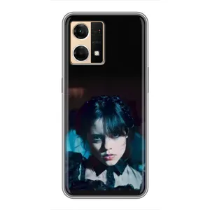Чехлы с принтом Уэнсдей на Oppo Reno7 4G (Танец Уэнсдей)
