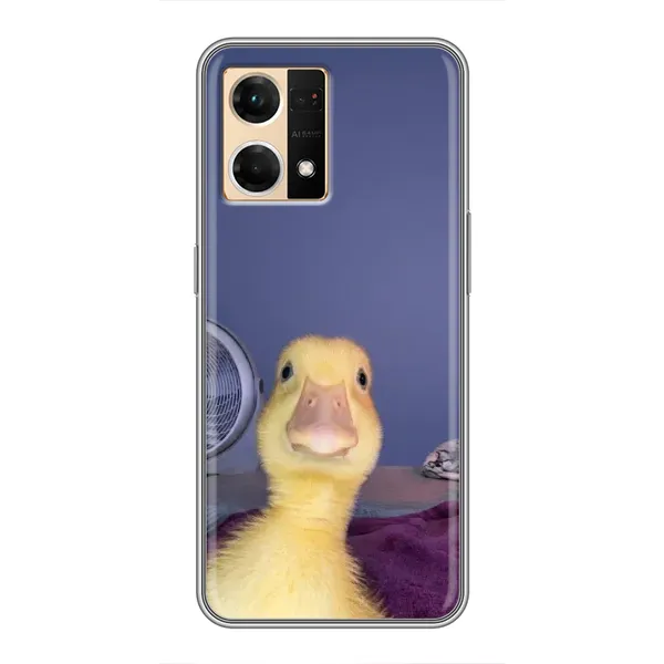 Чехол с рисунком «Утка» для OPPO Reno7 4G Чехол с рисунком «Утка» для OPPO Reno7 4G