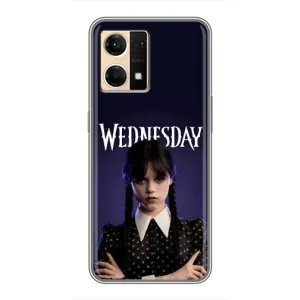 Чехлы с принтом Уэнсдей на Oppo Reno7 4G (Wednesdey)