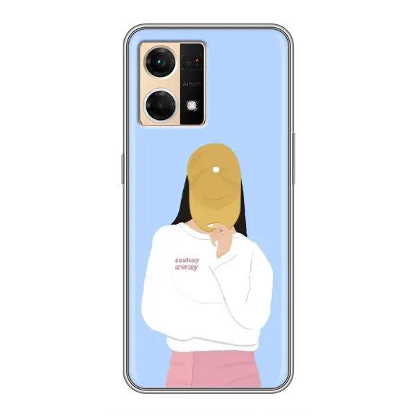 Чехол с рисунком «Желтая кепка» для OPPO Reno7 4G Чехол с рисунком «Желтая кепка» для OPPO Reno7 4G