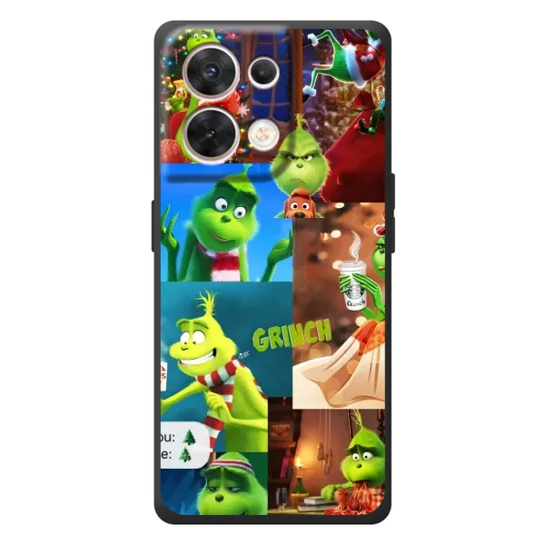 Чехол с рисунком «Арт Гринч» для OPPO Reno 8 5G Чехол с рисунком «Арт Гринч» для OPPO Reno 8 5G
