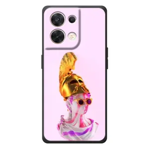 Чехол с Прикольным принтом на OPPO Reno 8 5G (АРТ Статуя)